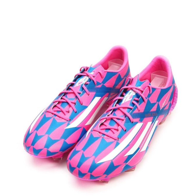 pink blue adidas boots