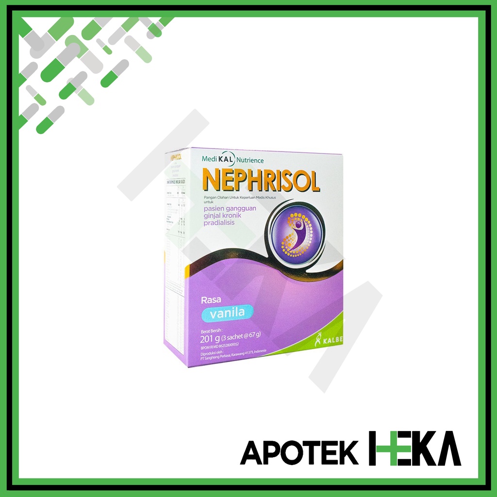 Nephrisol Vanila/Cappucino 201 gram - Pasien Ginjal Pradialisis