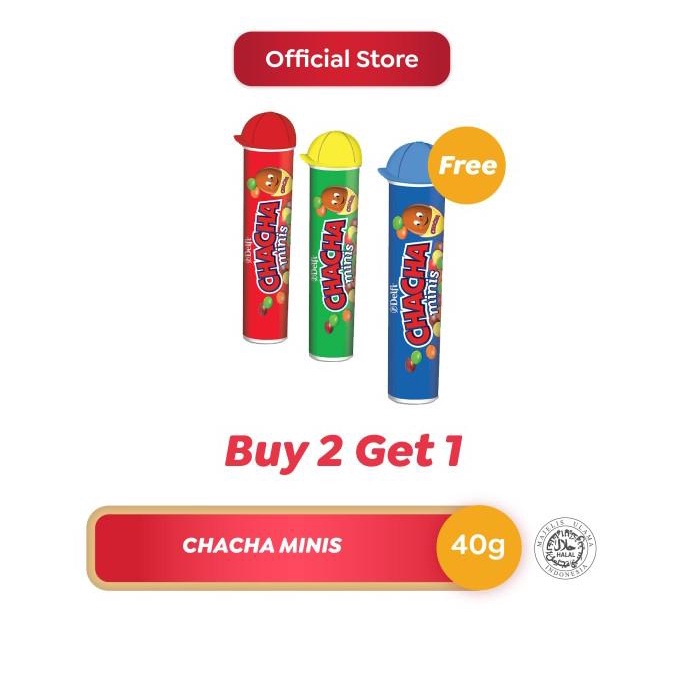 

Chacha Minis Milk Chocolate 40 g Buy 2 Get 1