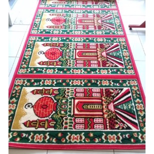 Sajadah Karpet Masjid | Mesjid, Mushola |Motif masjid merah