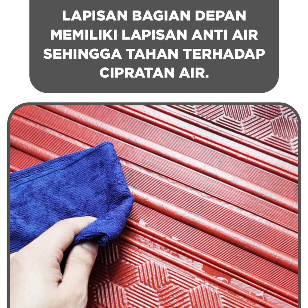 Wallpaper Dinding 3D Foam Motif PINTU BATIK 70x90 CM-3