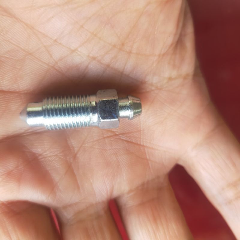 nepel pembuangan angin rem mobil 10mm drat halus