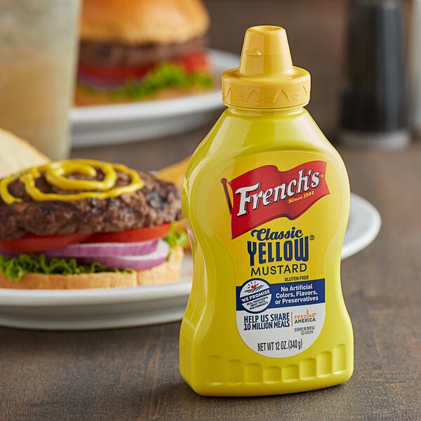 French French's Classic Yellow Mustard Squeeze 14 oz 14oz 396 gr 396gr