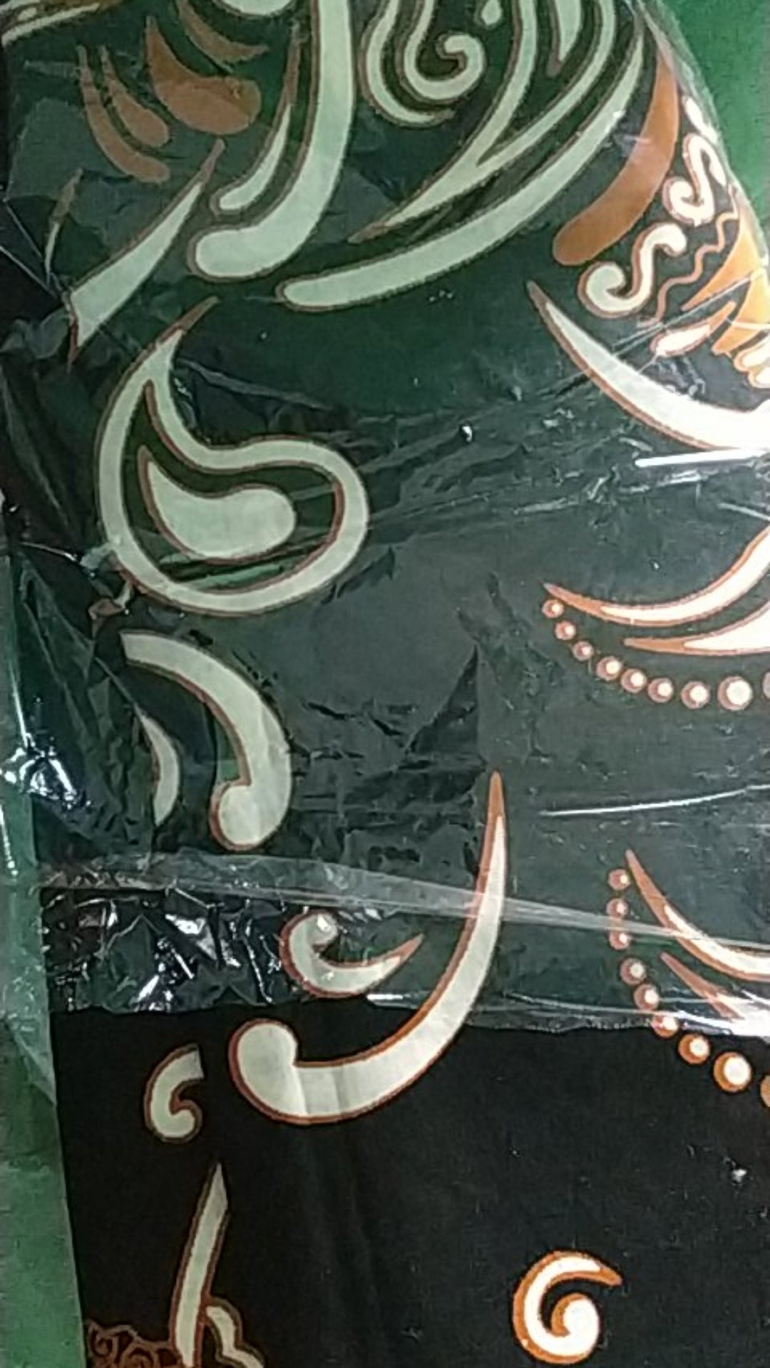 (best Seller) Kain Batik Solo Motif Wayang Warna Dasar Hitam