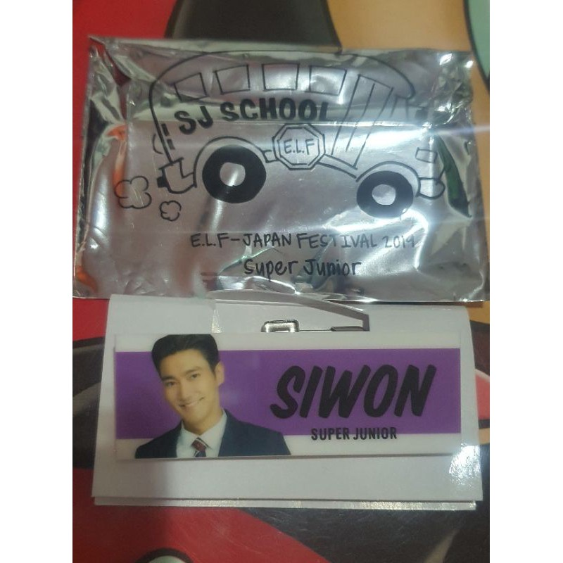 Super Junior Siwon SJ School Japan 2019 Merchandise Official