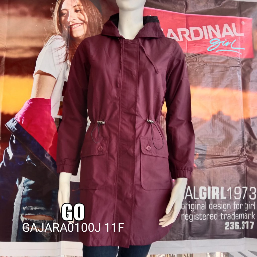 gof CARDINAL GIRL JAKET Parka Parasut Cewek Pakaian Wanita Outerwear Jaket Original Bagus Brand