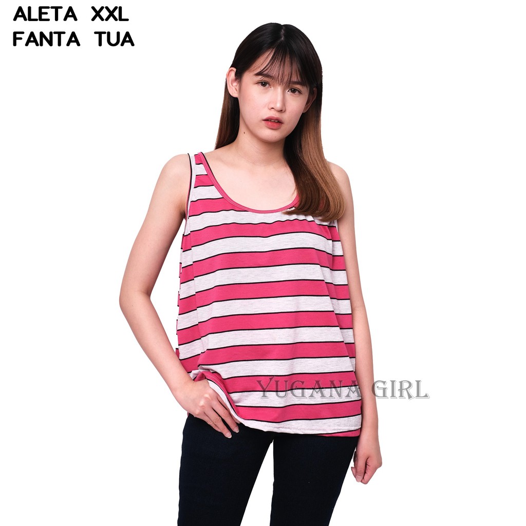 BL - 2 - ALETA Baju Atasan Tanktop Singlet XXL Jumbo Murah Wanita Kekinian