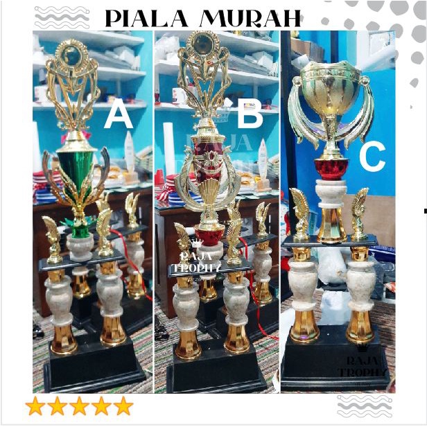 TROPHY PIALA  KAKI 2 MEDIUM CHAMPIONS