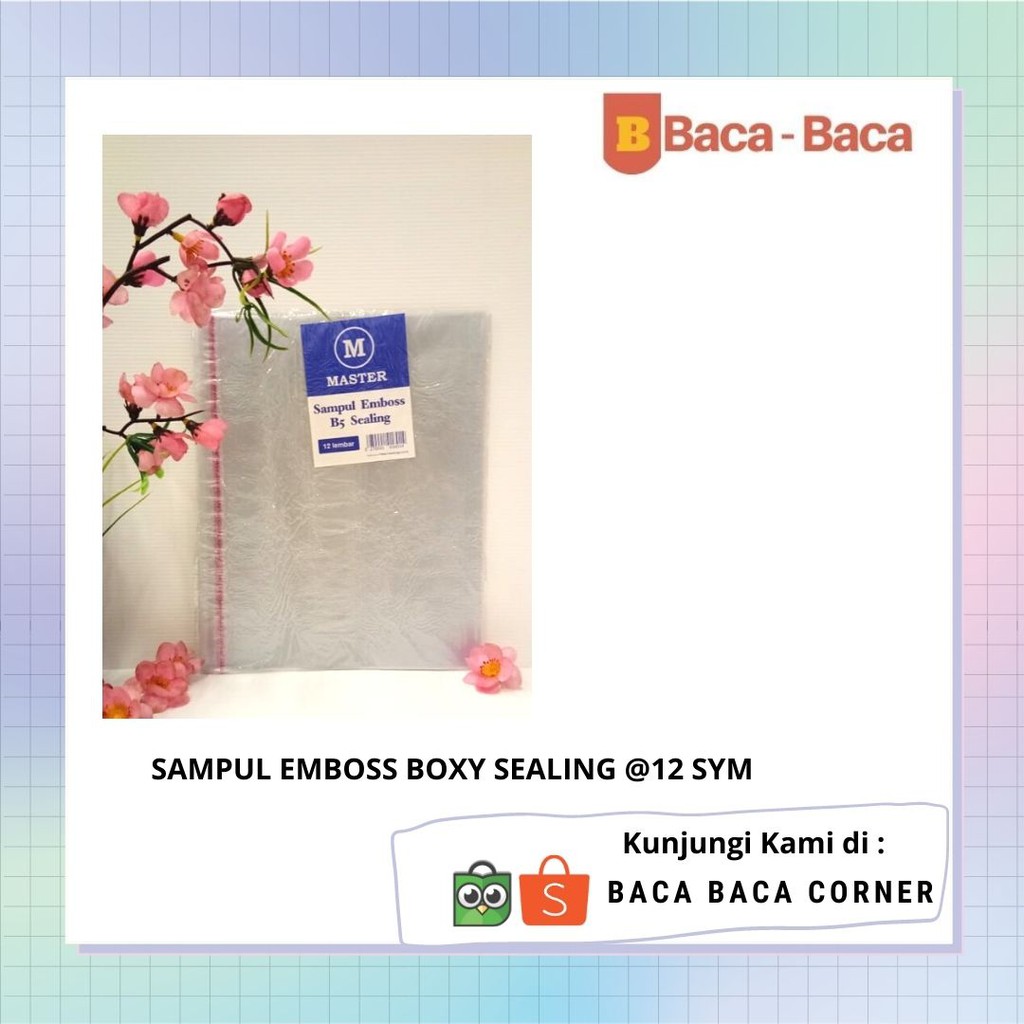 

SAMPUL EMBOSS BOXY SEALING @12 SYM