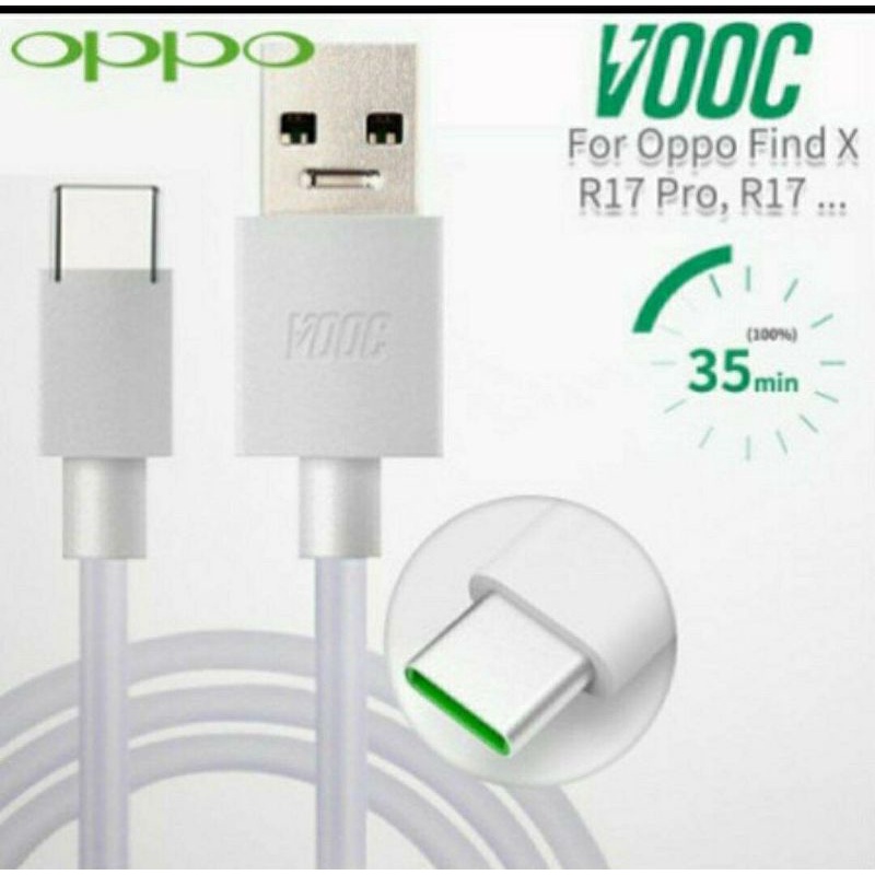 KD KABEL DATA OPPO VOOC ORIGINAL TYPE-C AND MICRO USB CABLE BERKUALITAS