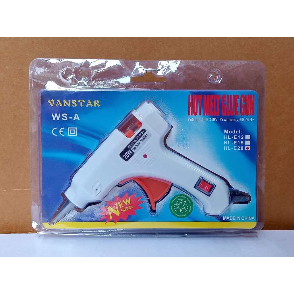 

Alat Lem Tembak Hot Melt Gun Vanstar 20Watt Best Quality