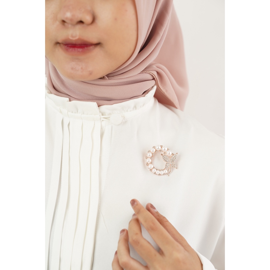 Bros Hijab Bross Peniti Brooch Jilbab Aksesoris Fashion Wanita Perhiasan Muslim 757 790