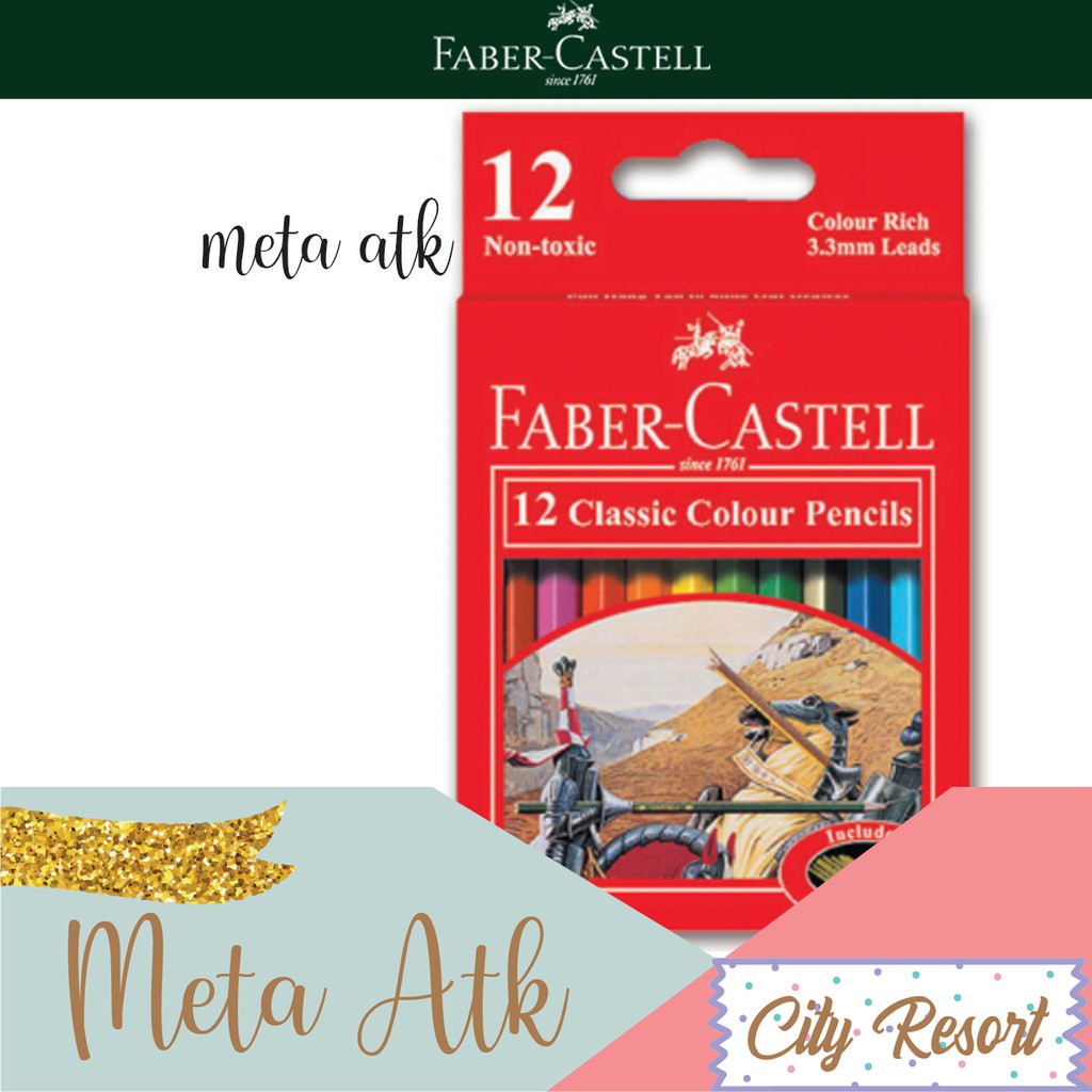 

Pensil Warna Classic 12 Warna Short Faber Castell