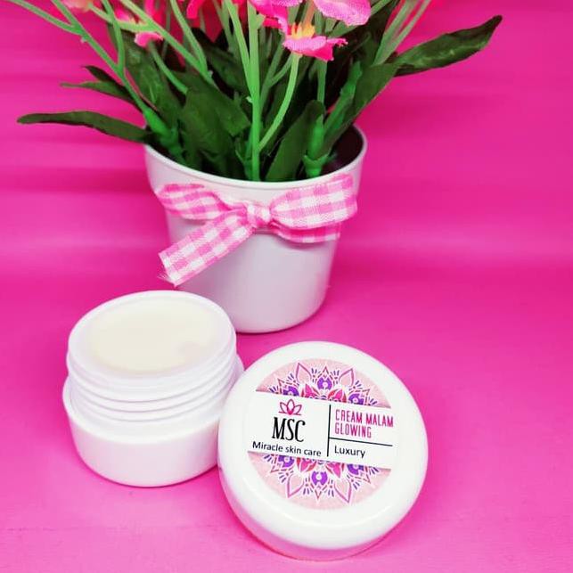 MSC Cream Malam Luxury Glowing (dosis tinggi - hasil cepat)