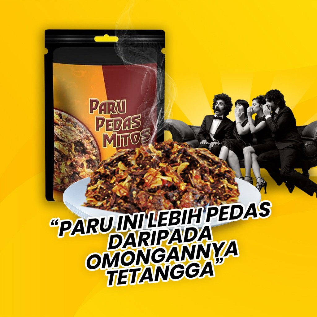 

TERLARIS SAMBAL PARU PEDAS MITOS - PARU PEDAS TERENAK 225 gr