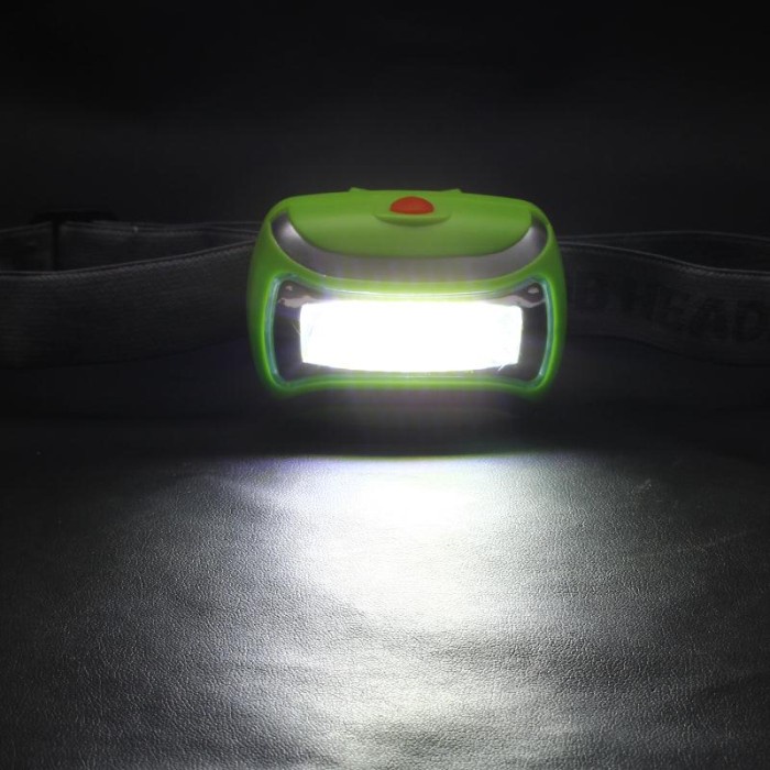 Headlamp Flashlight Lampu Kepala Waterproof LED 3 Modes Headlight