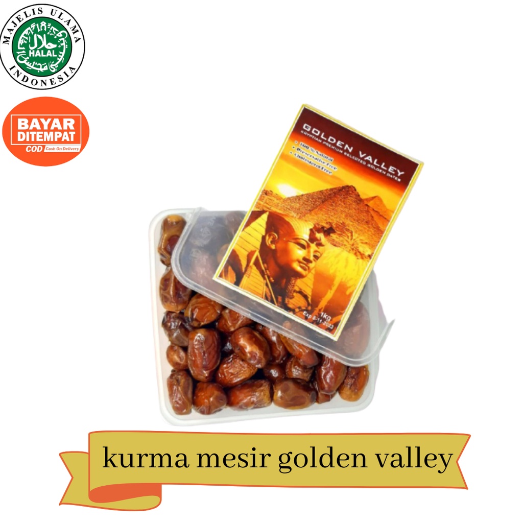 

KURMA MESIR MADU 1KG / KURMA MESIR GOLDEN VALLEY / KURMA MADU