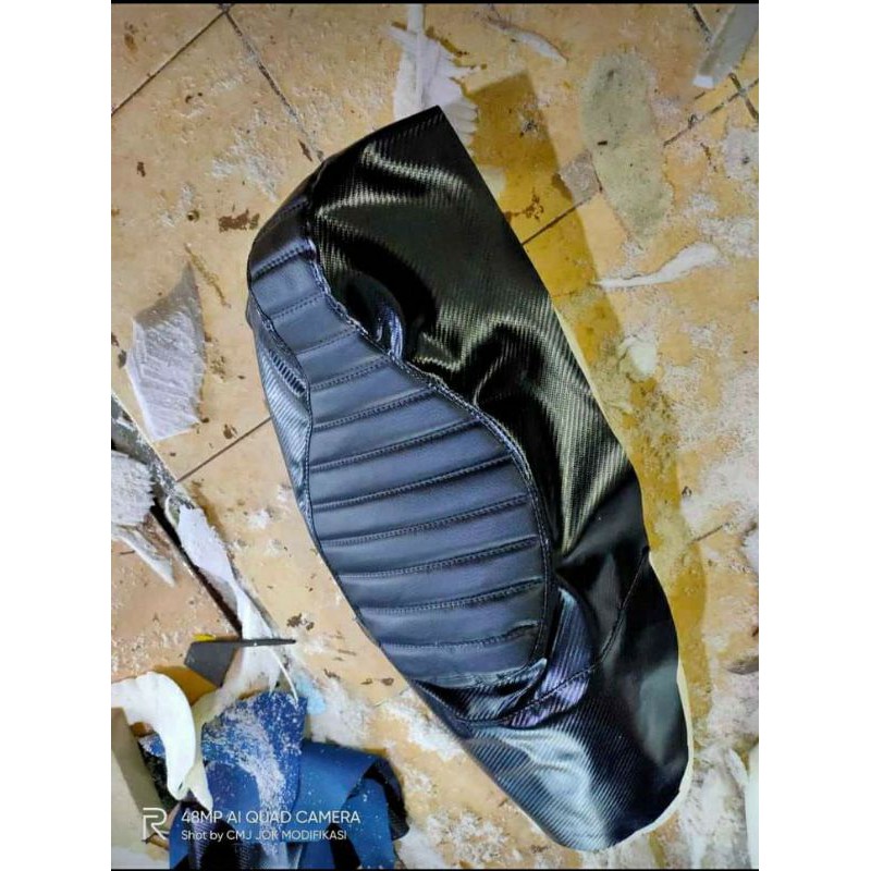 cover Jok Honda scoopy jok caferacer jok costum