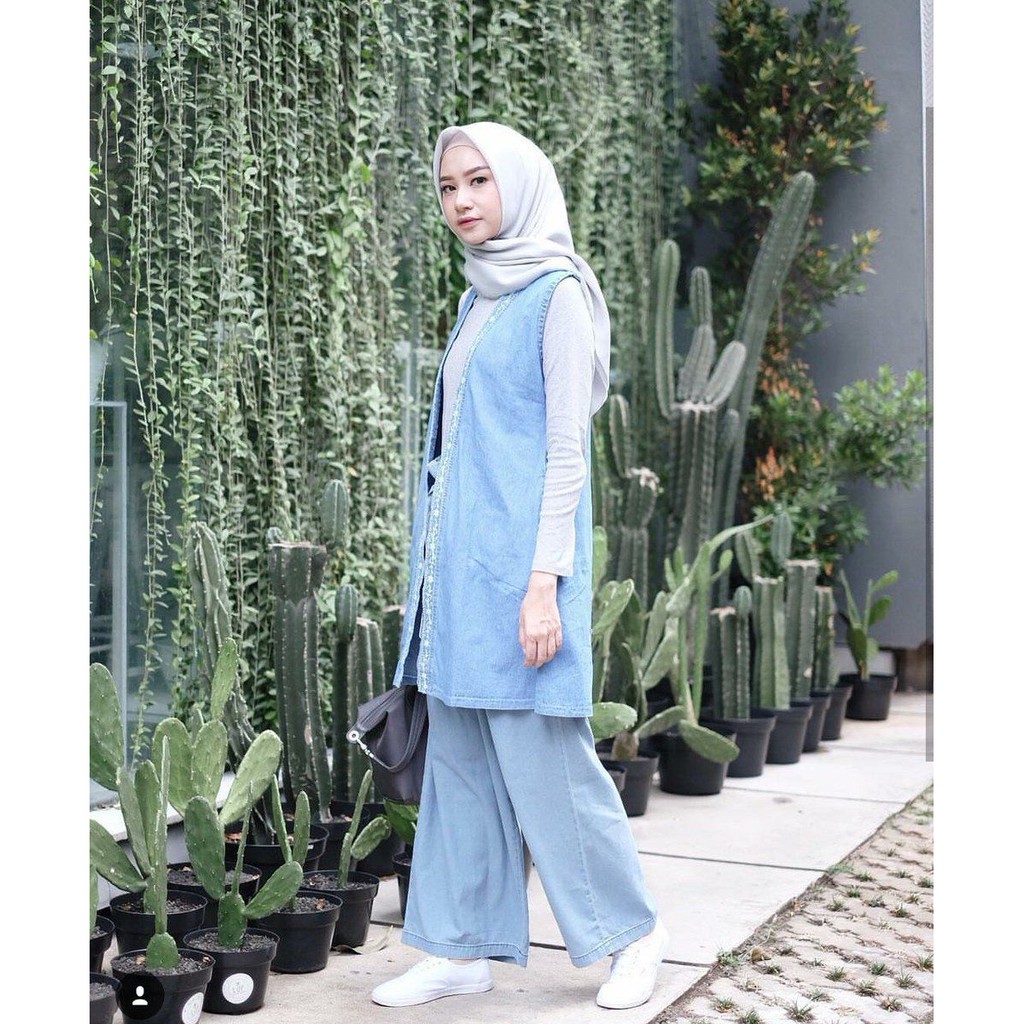 [ BISA COD ] CELANA KULOT LEVIS WANITA | KULOT JEANS FASHION MUSLIMAH