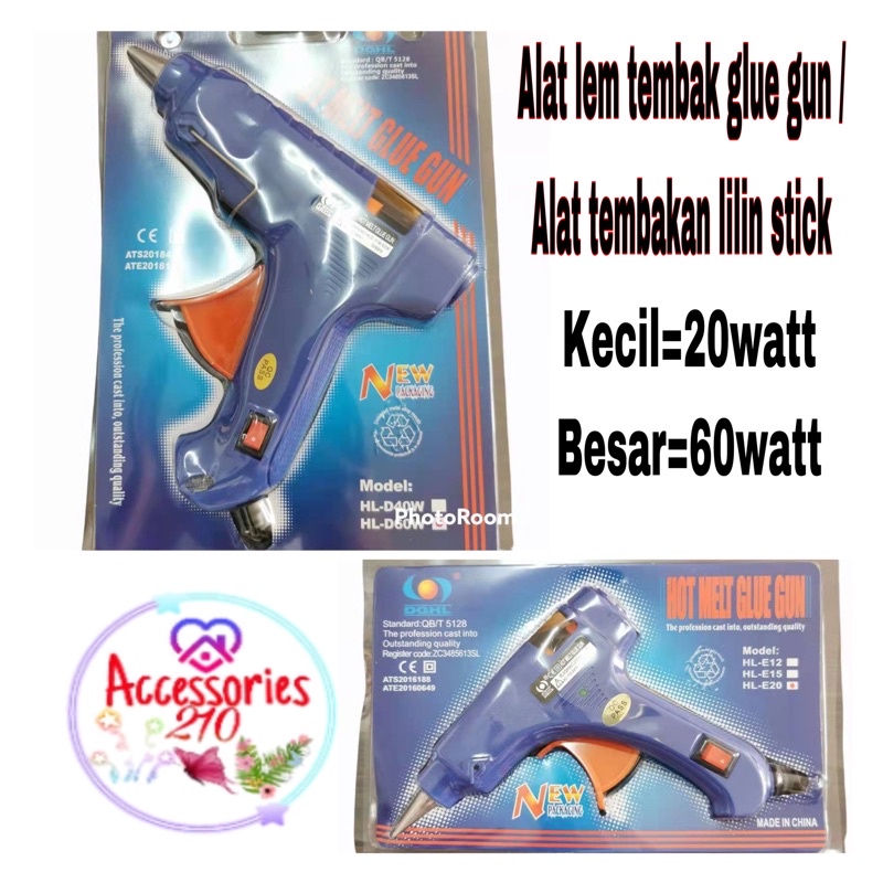

[1pcs] alat lem tembak glue gun / alat tembakan lilin stick