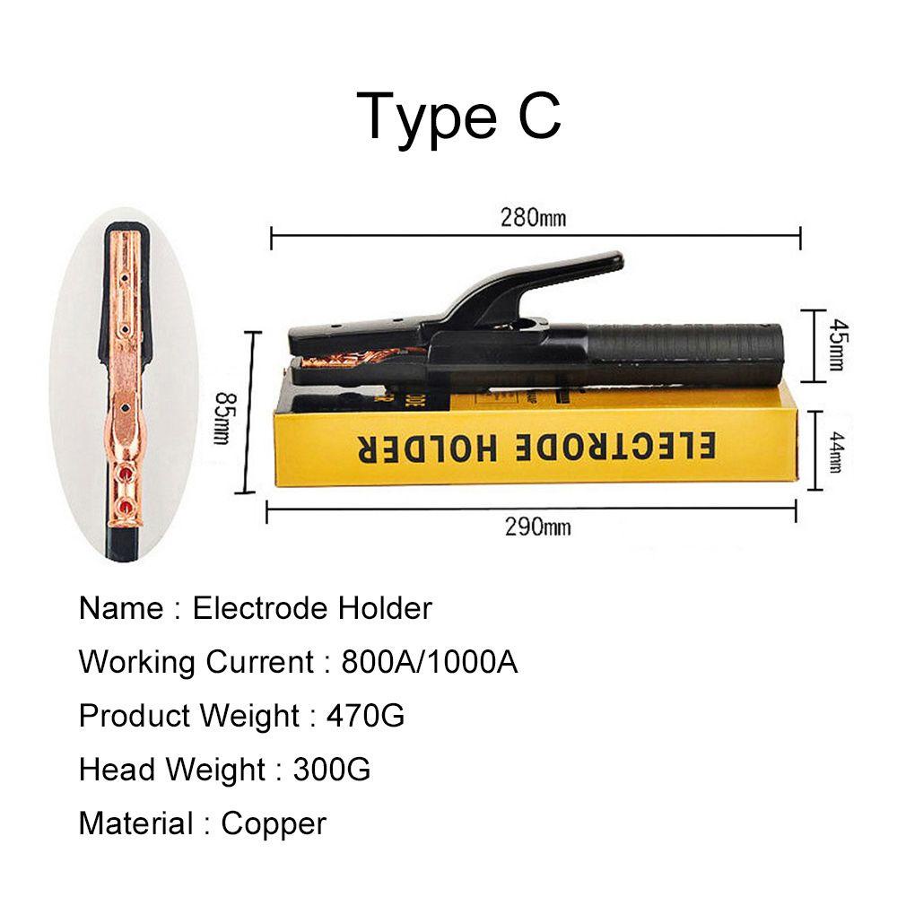 Solighter Electrode Holder 500A/800A Alat Las Weld|Klem Arde Tukang Las