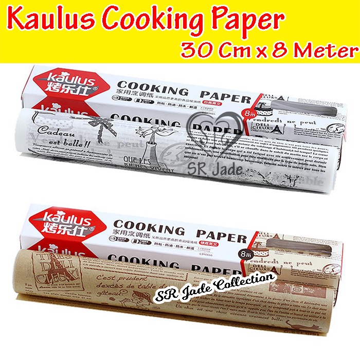 Kaulus Baking Paper Motif Cooking Paper Newspaper Vintage Kertas Baking Kertas Roti