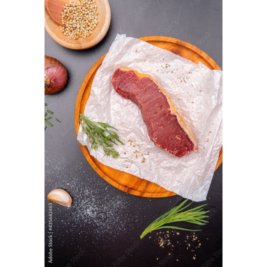 

Daging Steak Aussiesirloin@200gr BBQgrill / halal