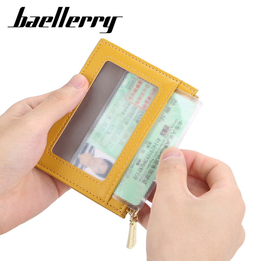 ONLYONE12 Dompet Wanita Baellerry / Wallet Card Card Holder Leather Import / Dompet Kartu Super Slim Muat Banyak Kartu NR073