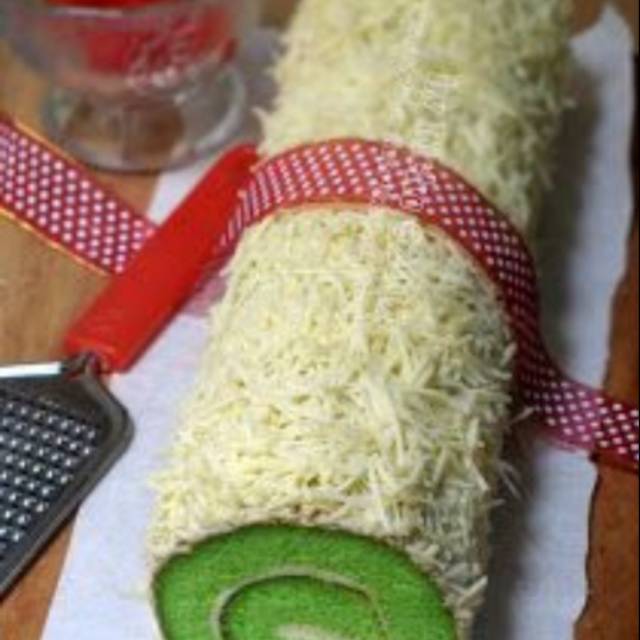 

Roll cake panda kejuu /roll cake lembut