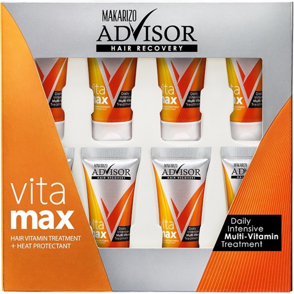 Makarizo Advisor Hair Recovery Vitamax 8ml tube | 8mlx3 | 8mlx8 | 50ml pump|Vitamin Rambut|Serum Rambut|Hair Vitamin