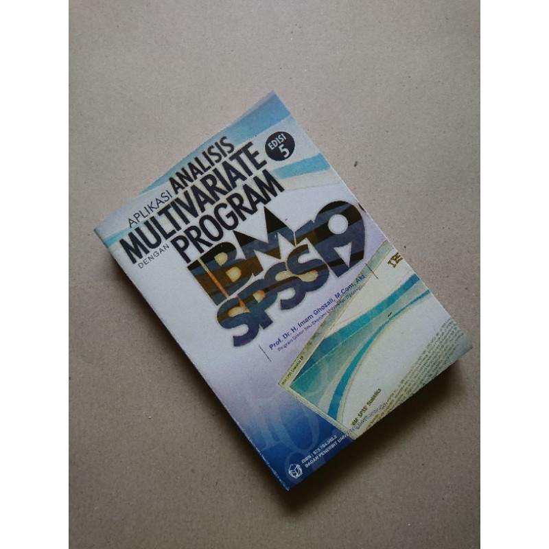 Aplikasi analisis multivariate dengan program ibm spss19 edisi 5 + CD
