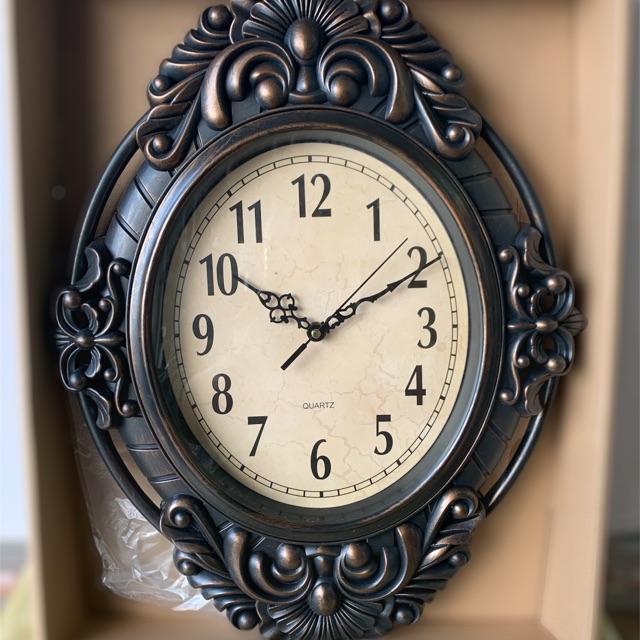 JAM DINDING UNIK MEWAH DAN CLASIK JAM DINDING BANDUL MODEL TEMBAGA