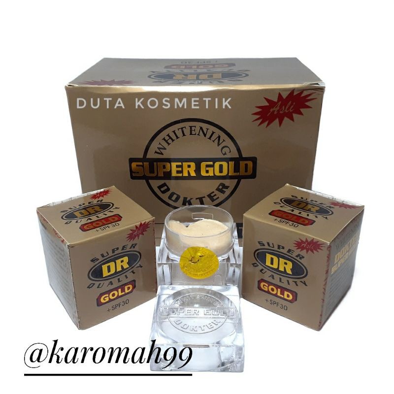 CREAM DR GOLD EMBOS SUPER QUALITY BOX [isi 12 pcs]