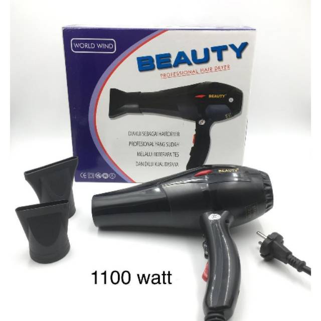Hair Dryer BEAUTY 1100Watt Ori / pengering Rambut Salon Barber