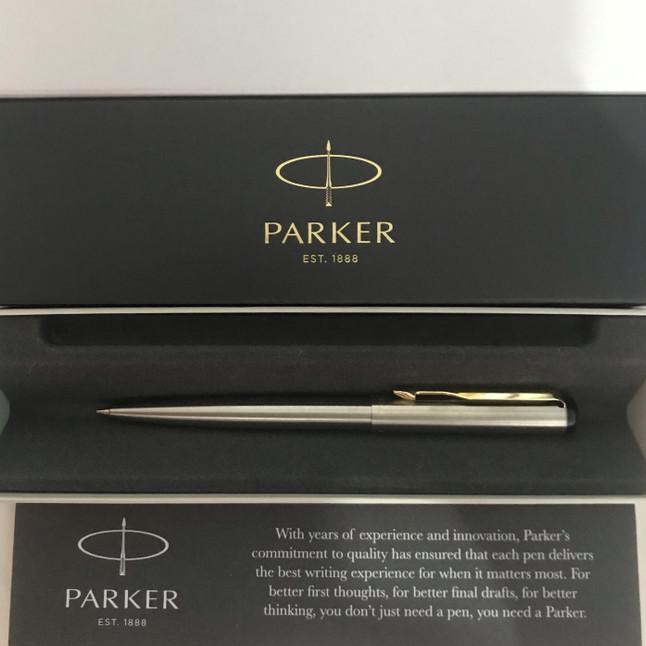 

Pulpen Parker VEKTOR SS Trim ( Klip Emas ) !