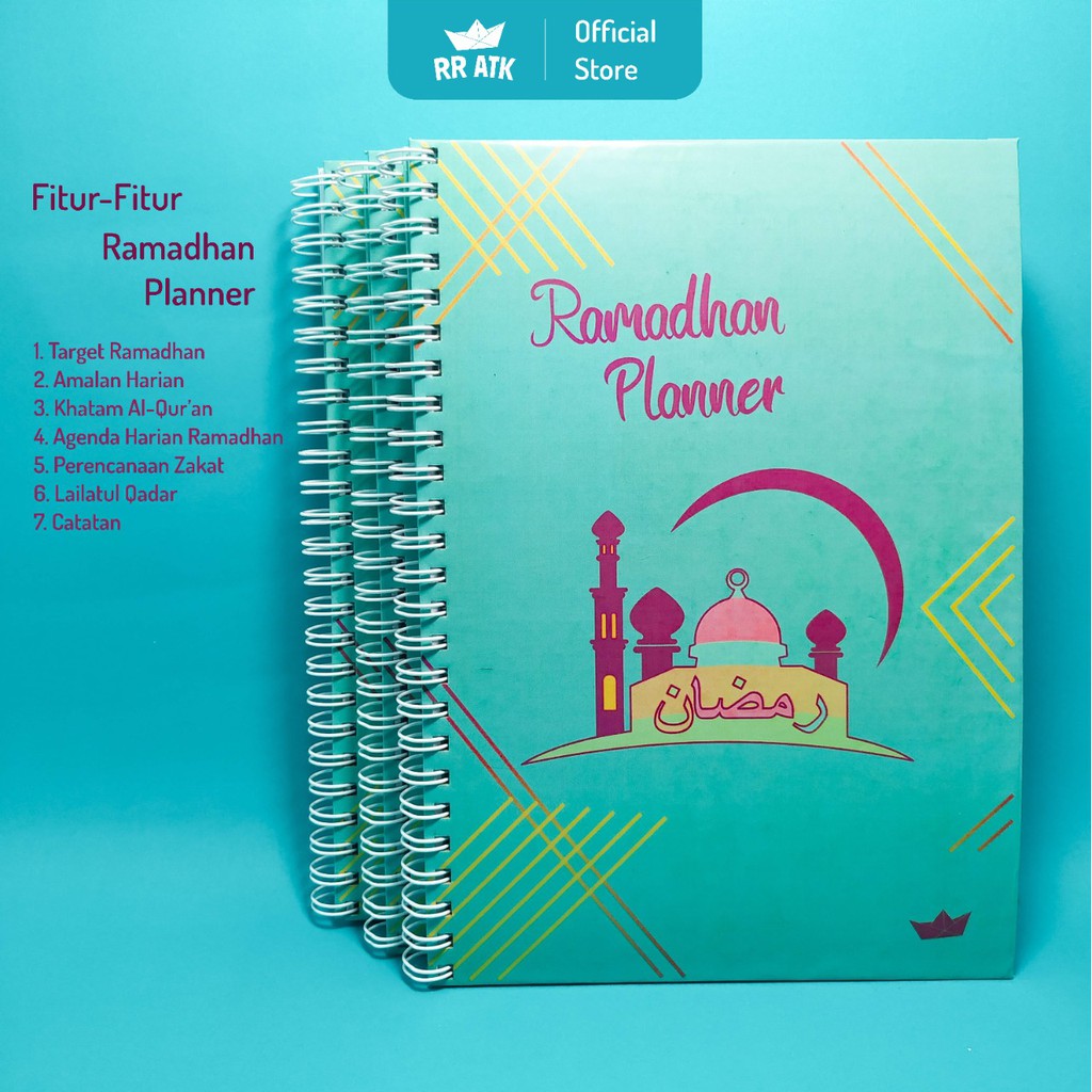 

[RR ATK] Notebook Ramadhan Planner - Buku Agenda Ramadhan - Jurnal Catatan Ramadhan Hardcover