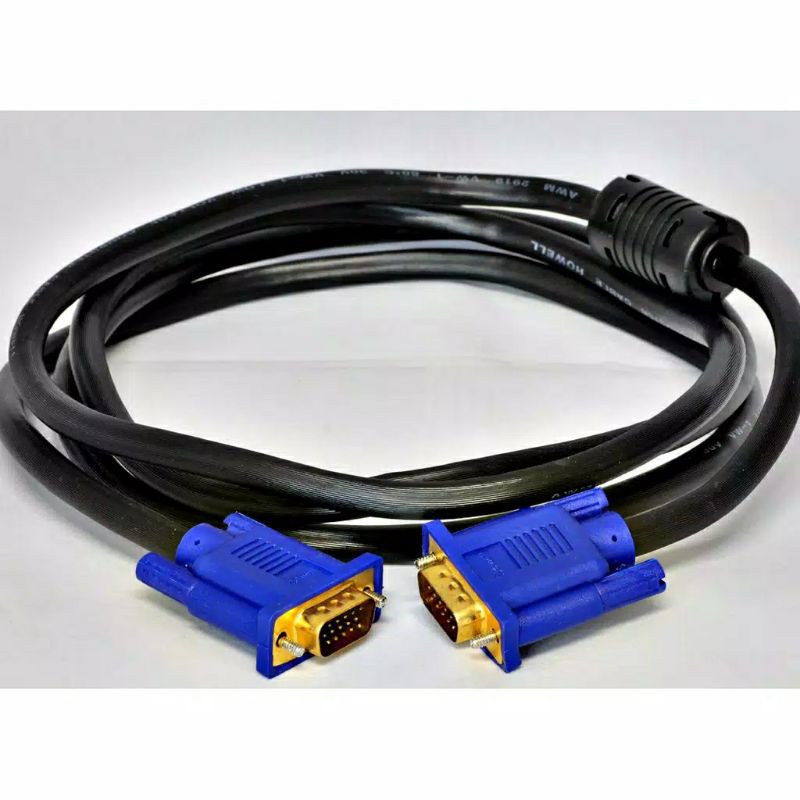 Kabel VGA To Vga 5M 5 Meter plat gold High Quality