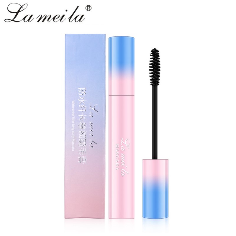 Lameila  1006 Maskara Curling &amp; Long Lash Non Bloming Maskara Eyelash 4D Fiber Mascara