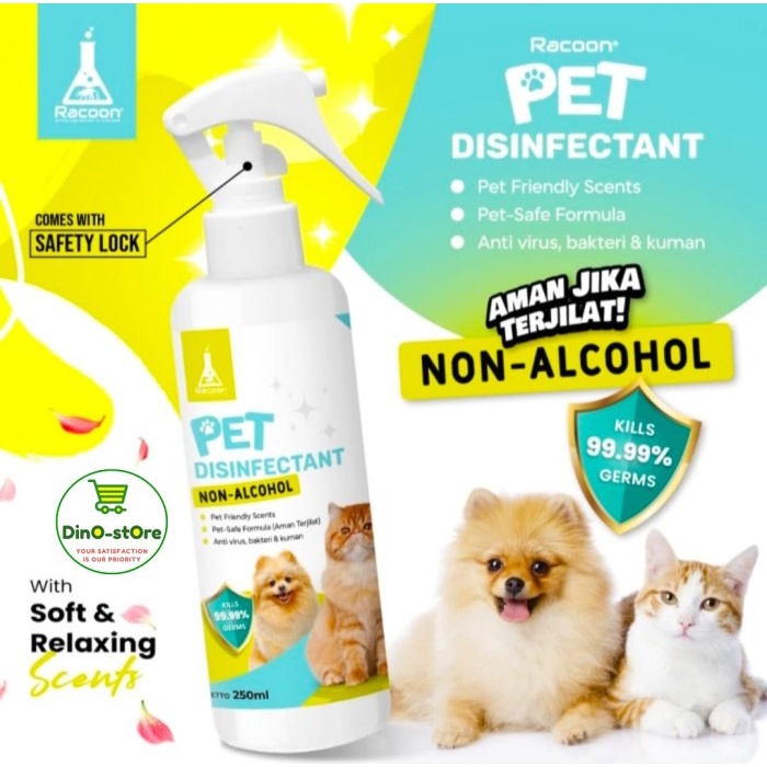 CODES0X-13 Racoon Pet Disinfectant Desinfektan Disinfektan Anjing Kucing Spray termurah