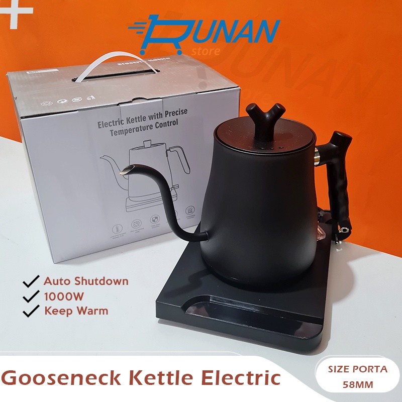 Jual Teko Listrik L Gooseneck Kettle Electric Teko Leher Angsa Elektrik Indonesia Shopee Indonesia