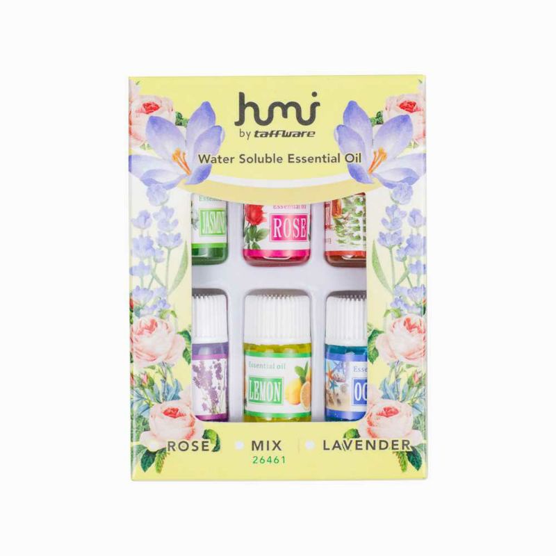 Taffware HUMI Essential Oils Minyak Aromatherapy 3ml 6 PCS