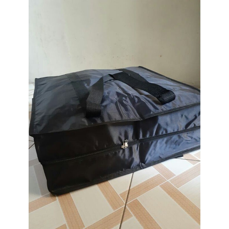 Tas Belanja Terpal Polos Sedeng 44x16x48 cm Tas Serbaguna Tanggung