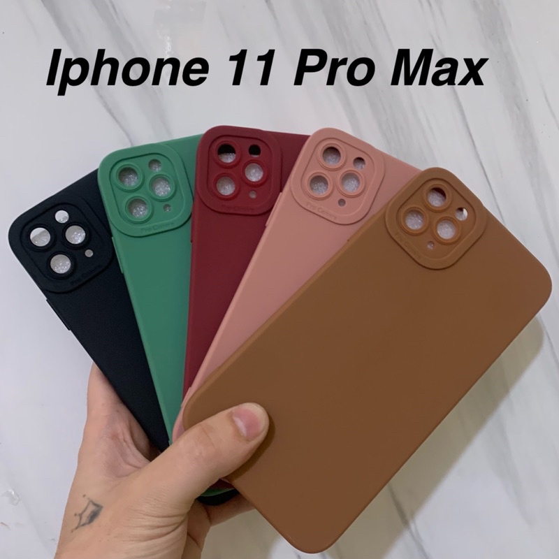 Pro Camera Soft Case Full Cover Matte Case IPHONE 11 PROMAX 6.5 - UA