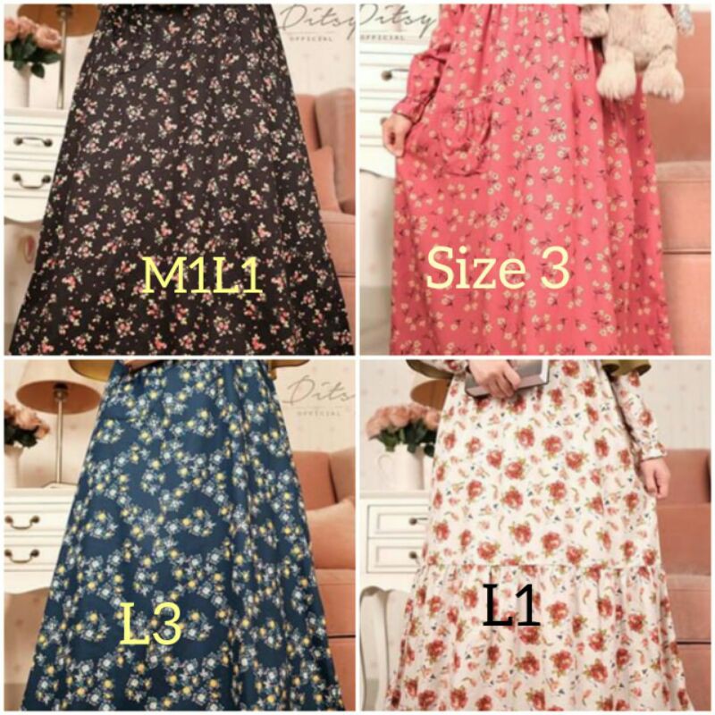 gamis sleepware ditsy nightgown september 2020