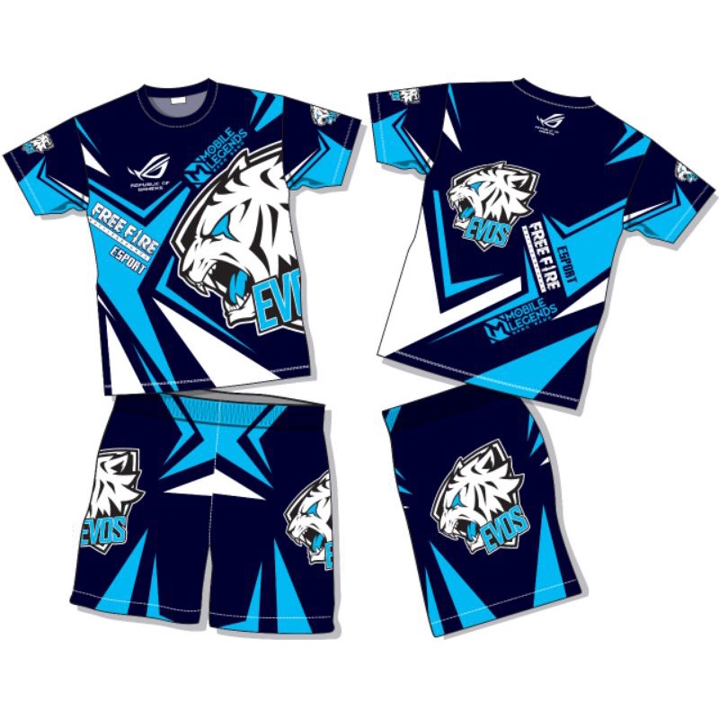 SETELAN BAJU JERSEY GAMING FF ANAK ANAK/SETELAN BAJU JERSEY GAMING ML ANAK ANAK