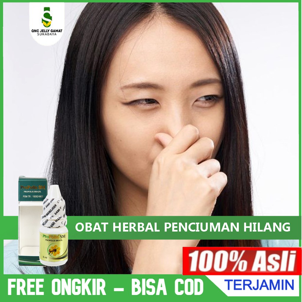 Obat Herbal Penciuman Hilang, Penciuman Berkurang, Gangguan Penciuman Propolis SM - Bisa COD - HALAL