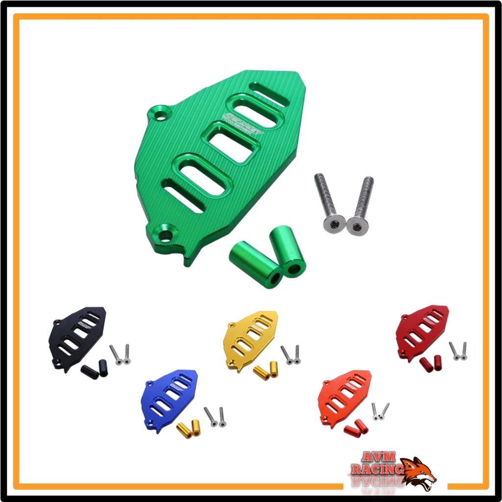 cover gear klx 230 scarlet - cover gir depan klx 230 cnc - tutup gear depan klx 230 cnc - cover gear