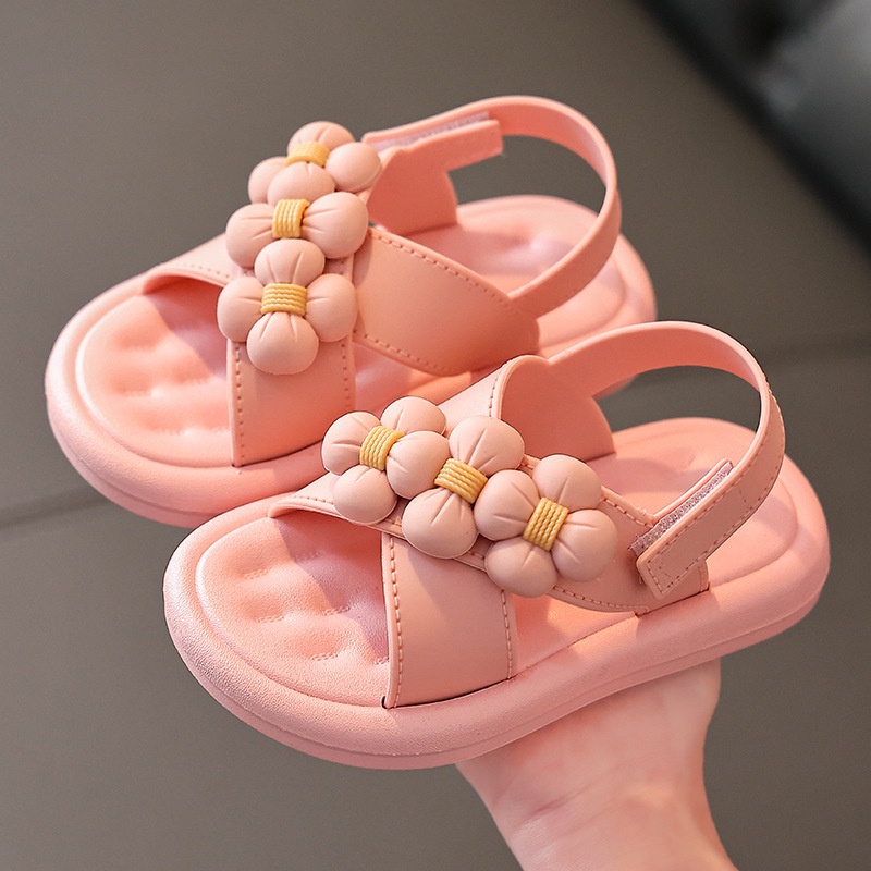 SHOEGALLERY LV0113 Sandal Anak-Anak Jelly Elora Silang Bunga Import