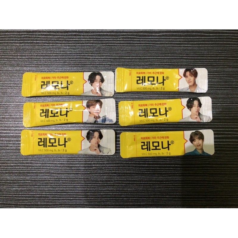 OFFICIAL LEMONA X BTS RM JIN SUGA JHOPE JIMIN TAEHYUNG JUNGKOOK