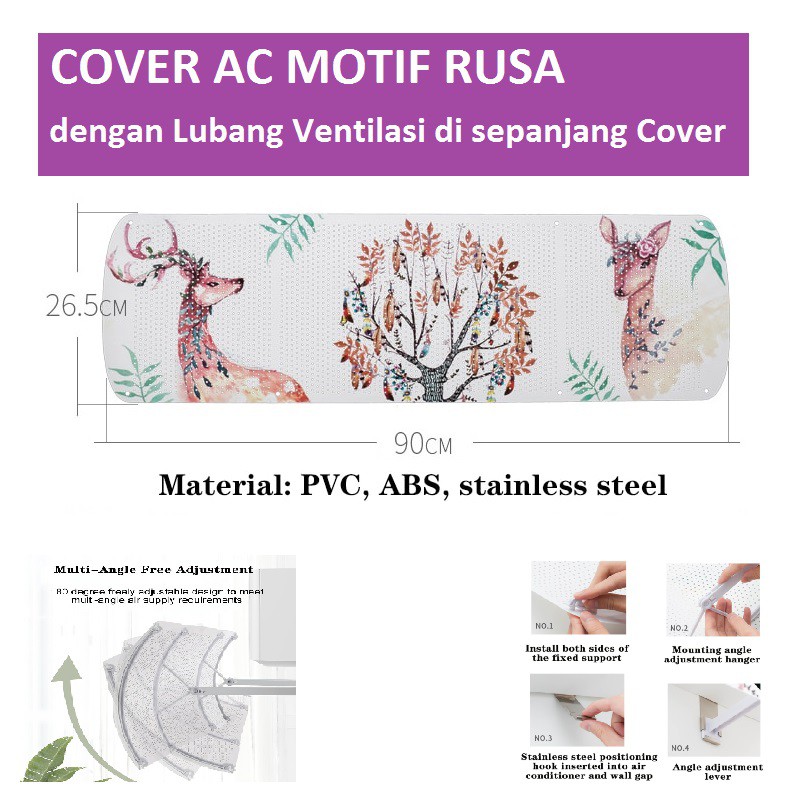 Reflector/Reflektor/Acrylic/Akrilik/Penahan Angin/Talang AC/Air Screen Cover AC